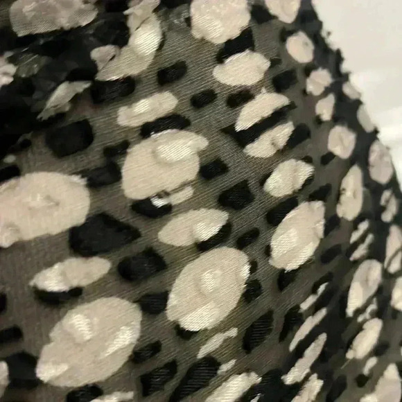 Theory Tie-Neck Long-Sleeve Broken Oval Silk-Blend Scarf Wrap Dress NWT - Picture 14 of 15